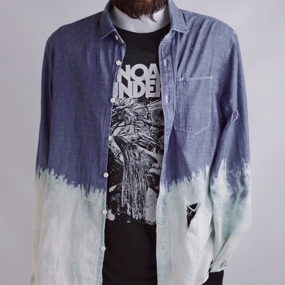 Bleached chambray button up - Picture 6 of 6